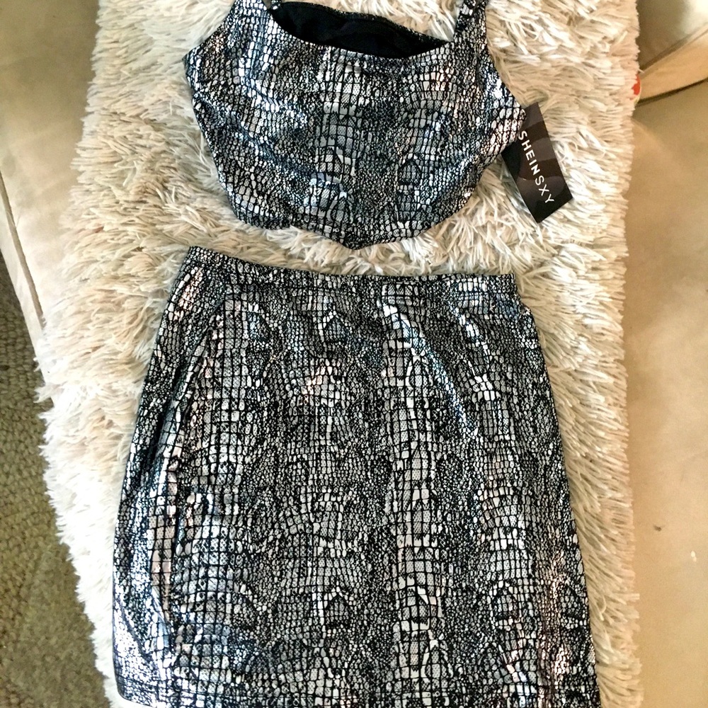2pc mini dress (bodycon style) size XS